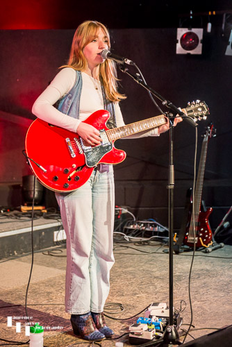 Kitty Perrin on stage at The Banham Barrel