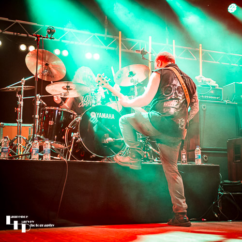 Loz Campbell Band: Tom Kerby on drums