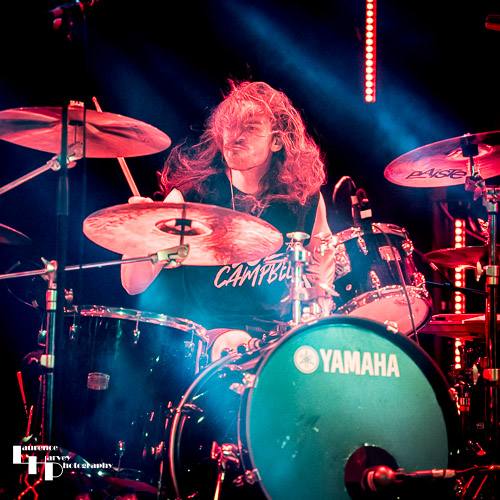 Loz Campbell Band: Tom Kerby on drums