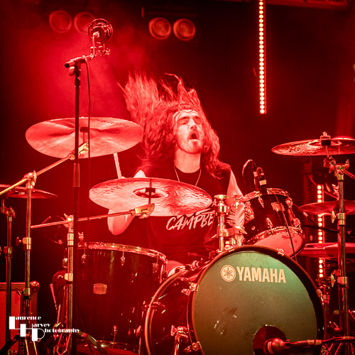 Loz Campbell Band: Tom Kerby on drums