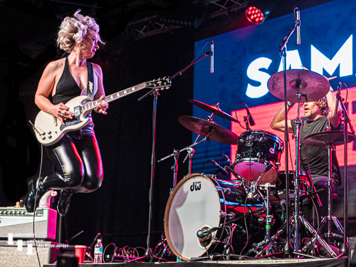 Samantha Fish on vocals & guitar, Jamie Douglass on drums