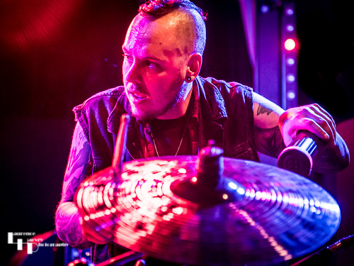 Nicky Waters on drums