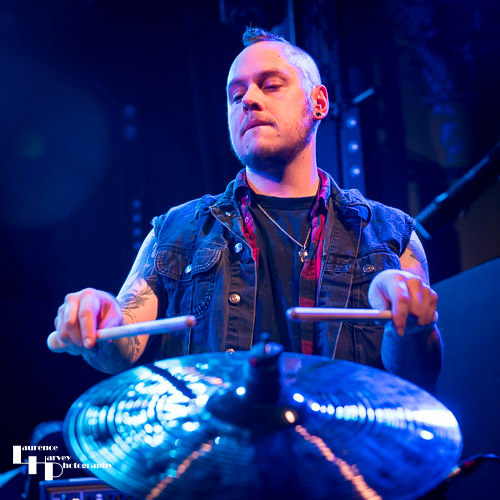Nicky Waters on drums