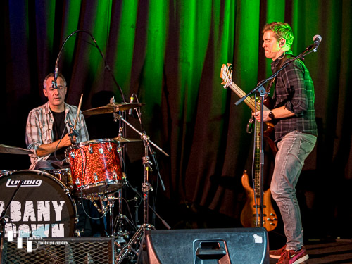 Ben Atkins on bass, Pete Hancock on drums