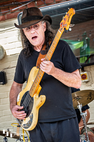 Simon Tufnail on bass