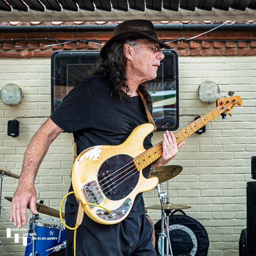 Simon Tufnail on bass