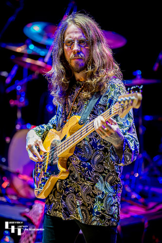 Luke Weston on bass & vocals