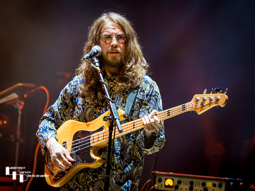 Luke Weston on bass & vocals