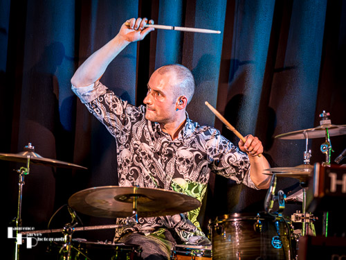 Mitch Weaving on drums