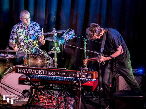 Mitch Weaving on drums, Adam Pyke on bass