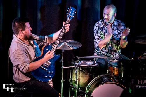 Alex Voysey on guitar, Mitch Weaving on drums