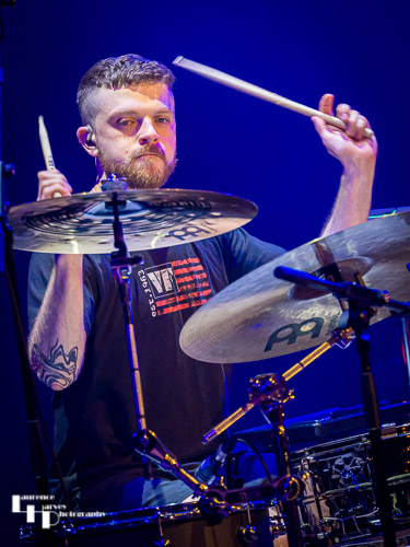 Thom Gardner on drums