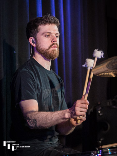Thom Gardner on drums