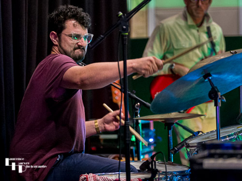 Oscar Reynolds on drums