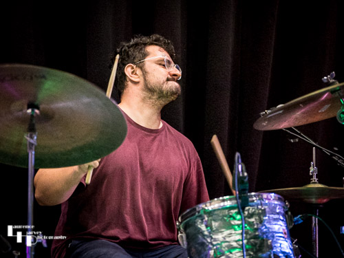 Oscar Reynolds on drums