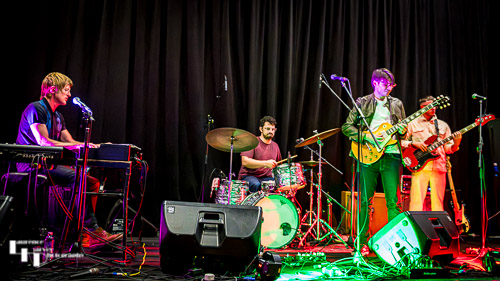 Connor Selby & his band on stage at The John Peel Centre