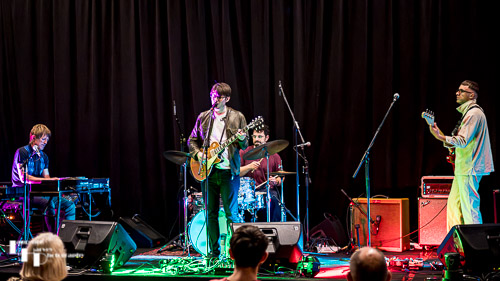 Connor Selby & his band on stage at The John Peel Centre
