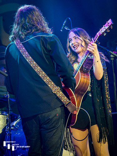 Demi Marriner on vocals & guitar, Joe Coombs on guitar