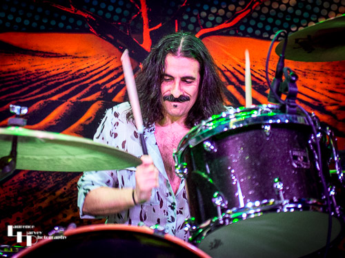 Dave Traina on drums