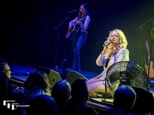 Elles Bailey on stage at The Apex
