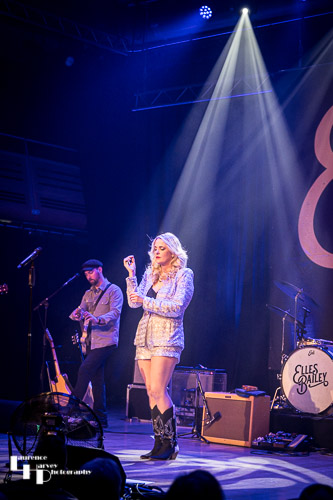 Elles Bailey on stage at The Apex