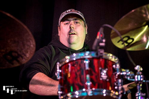 John Joe Gaskin on drums