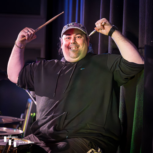 John Joe Gaskin on drums