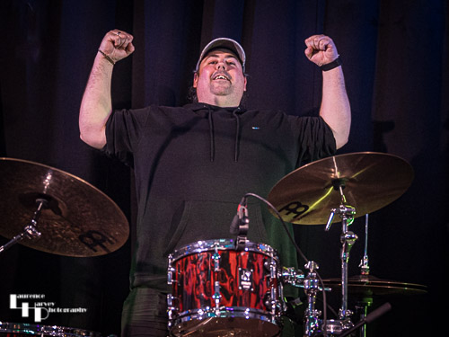 John Joe Gaskin on drums