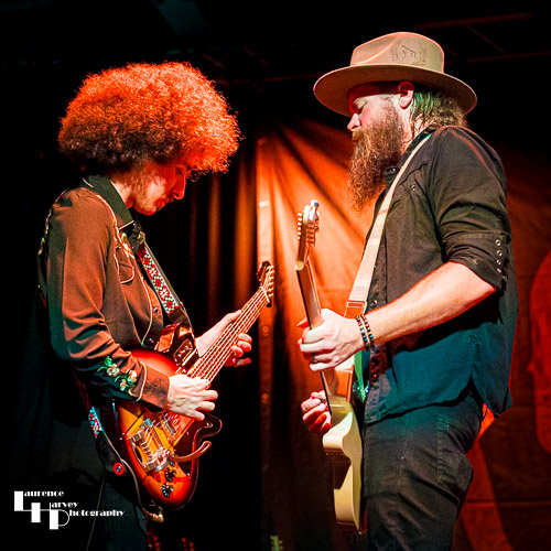 Robert Jon Burrison on lead vocals & guitar, Henry James on backing vocals & guitar