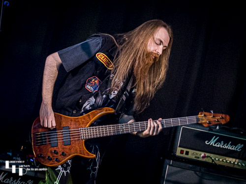 Callum Mitchell on bass