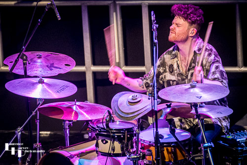 Zachariah O'Loughlin on drums