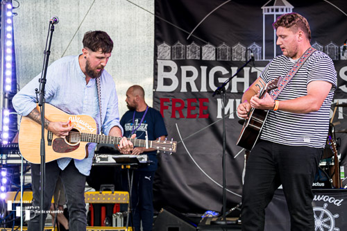 Joe Sherwood & Josh Wilson on vocals & guitar