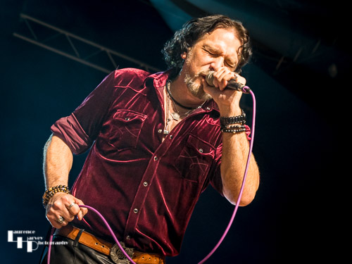 Aaron Bond on vocals