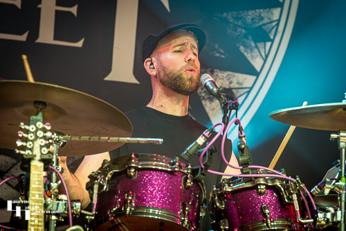 James Fox on drums
