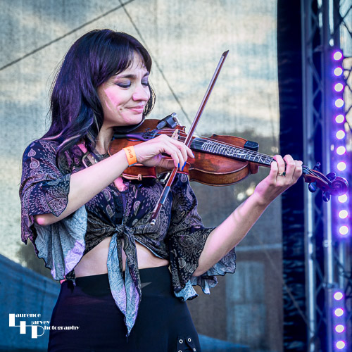 Grace Bond on violin
