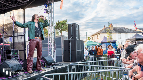 Aaron Bond on vocals