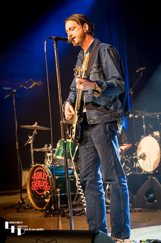 Ashley Sherlock on guitar & vocals