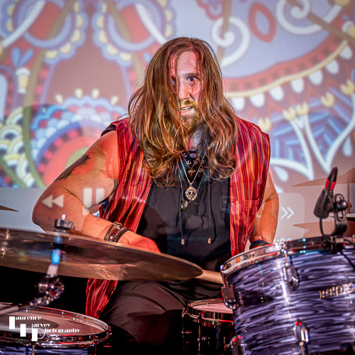 Nick Sharman on drums