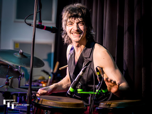 Alessandro Cinelli on drums