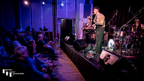 The Cinelli Brothers on stage at The John Peel Centre