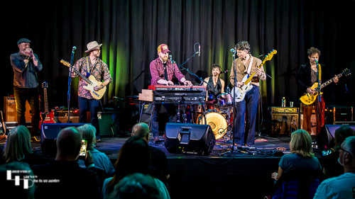 The Cinelli Brothers & guests on stage at The John Peel Centre