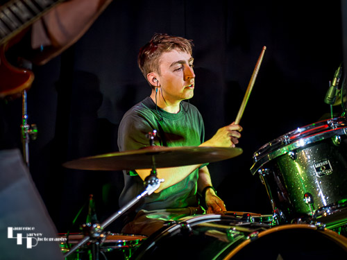 Daniel on drums