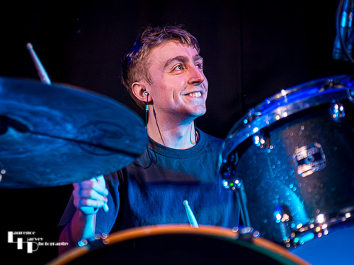 Daniel on drums