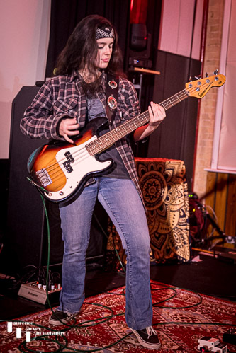 Georgia Hardy on bass