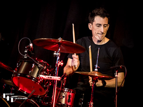 Rob Thornley on drums