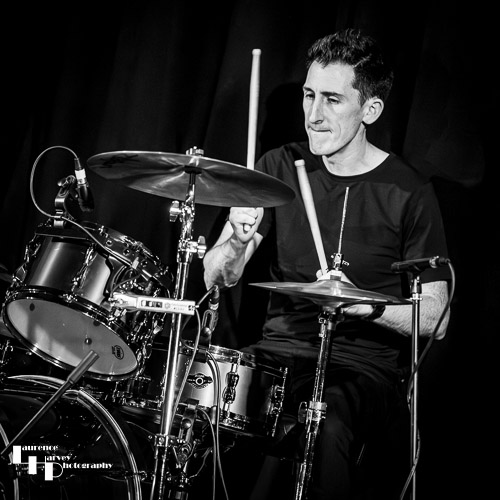Rob Thornley on drums