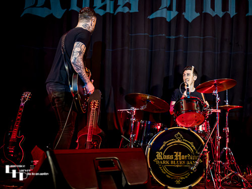 Ross Harding on vocals & guitar, Rob Thornley on drums