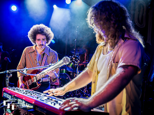 Henry James (Schneekluth) on guitar, Jake Abernathie on keys