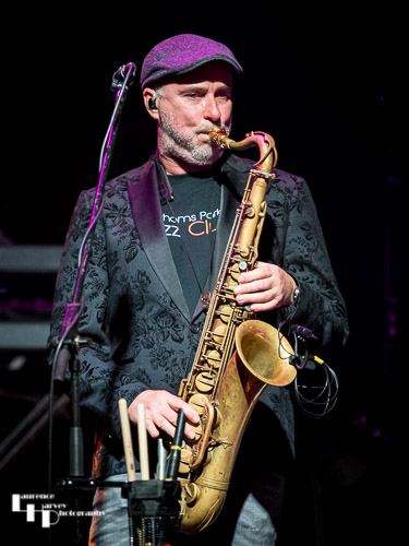 Rob Townsend on saxophone