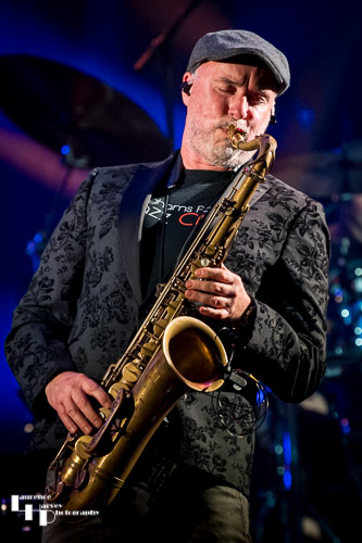 Rob Townsend on saxophone